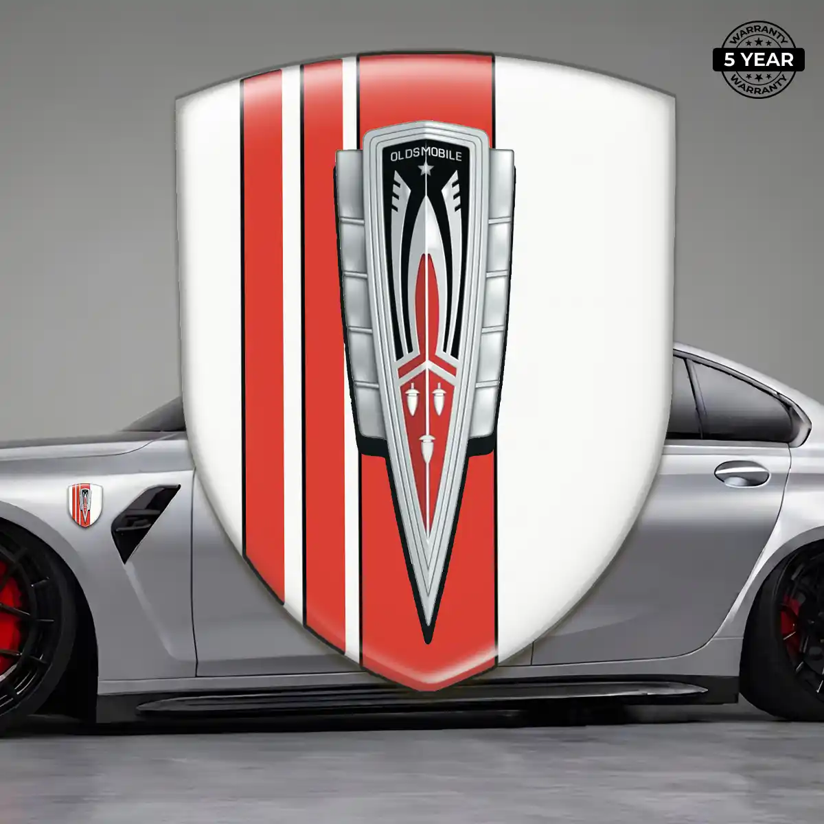 Oldsmobile Logo Sticker Resin Elite