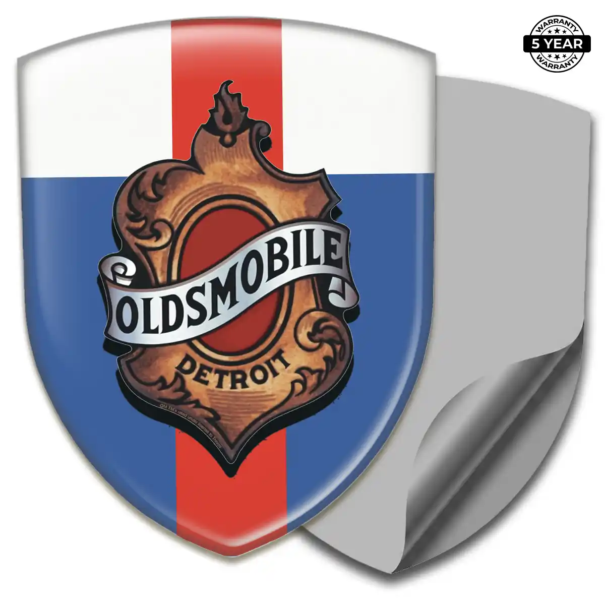 Oldsmobile Logo Sticker Signature Grade
