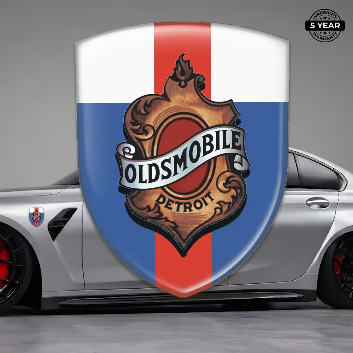 Oldsmobile Logo Sticker Signature Grade