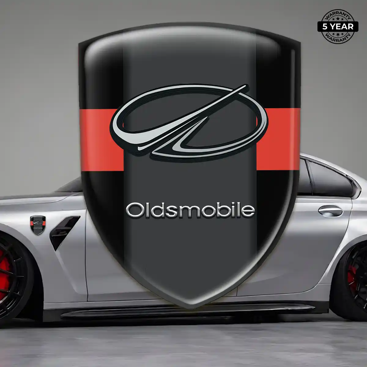 Oldsmobile Polyurethane Domed Sticker Cabin Style