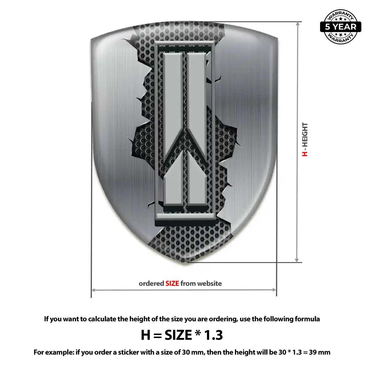 Oldsmobile Polyurethane Domed Sticker Elite Edition