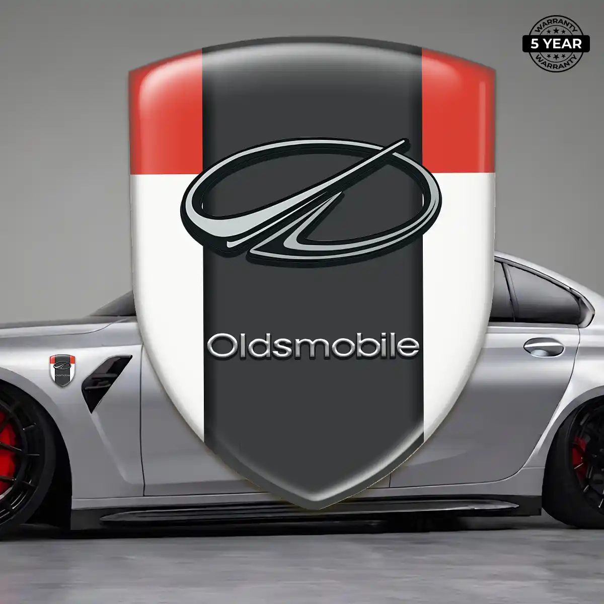 Oldsmobile Polyurethane Domed Sticker Exterior Luxe