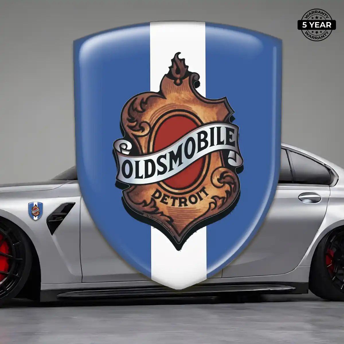 Oldsmobile Polyurethane Domed Sticker Resin Elite