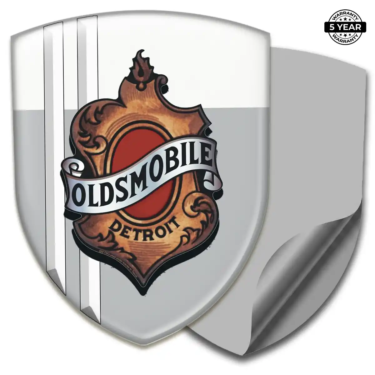 Oldsmobile Polyurethane Domed Sticker Signature Grade