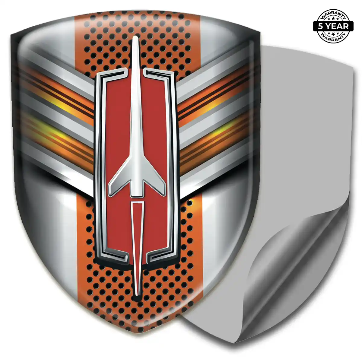 Oldsmobile Resin Badge Sticker Cabin Style