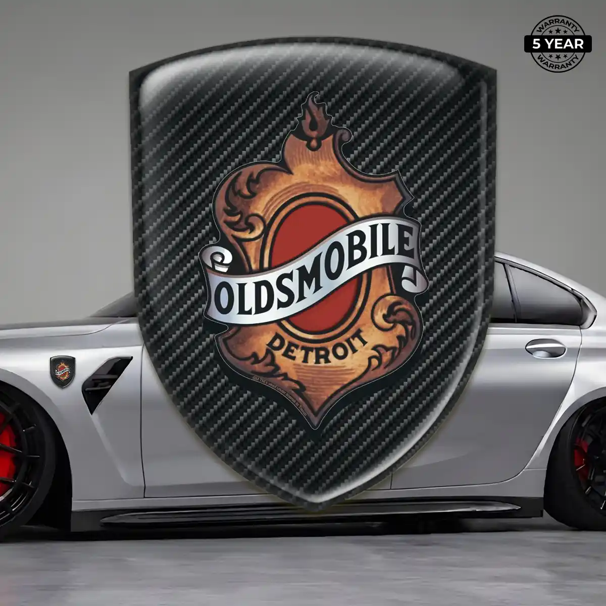 Oldsmobile Resin Badge Sticker Deluxe Edition