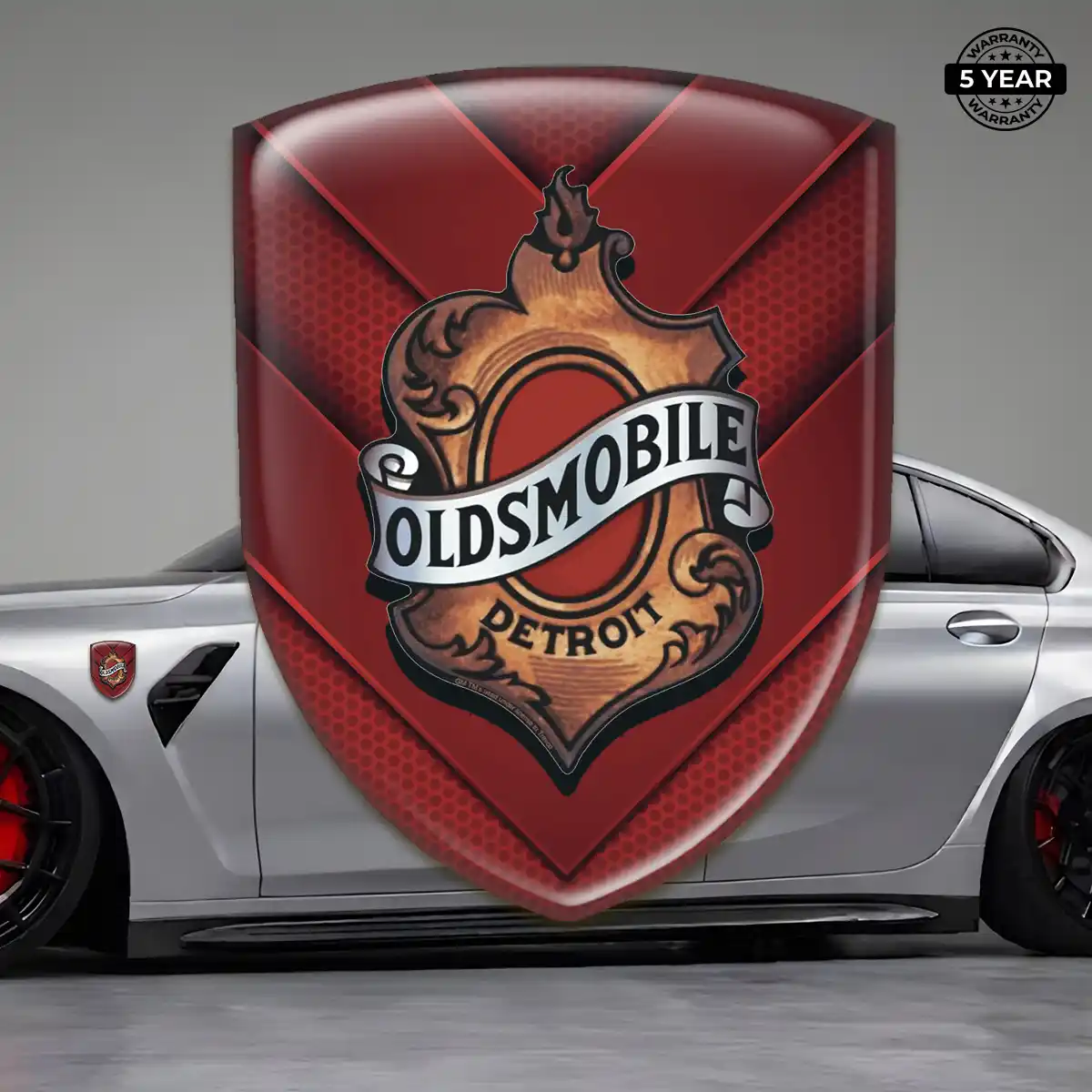 Oldsmobile Resin Badge Sticker Interior Luxe