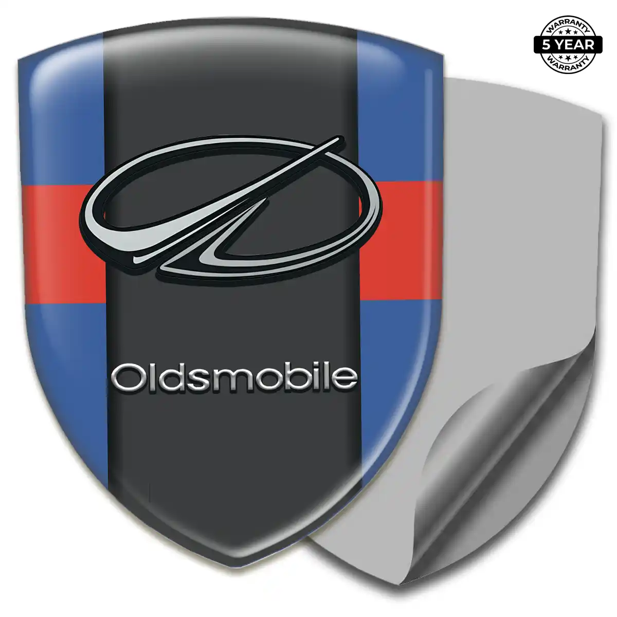 Oldsmobile Resin Badge Sticker Opulent Line