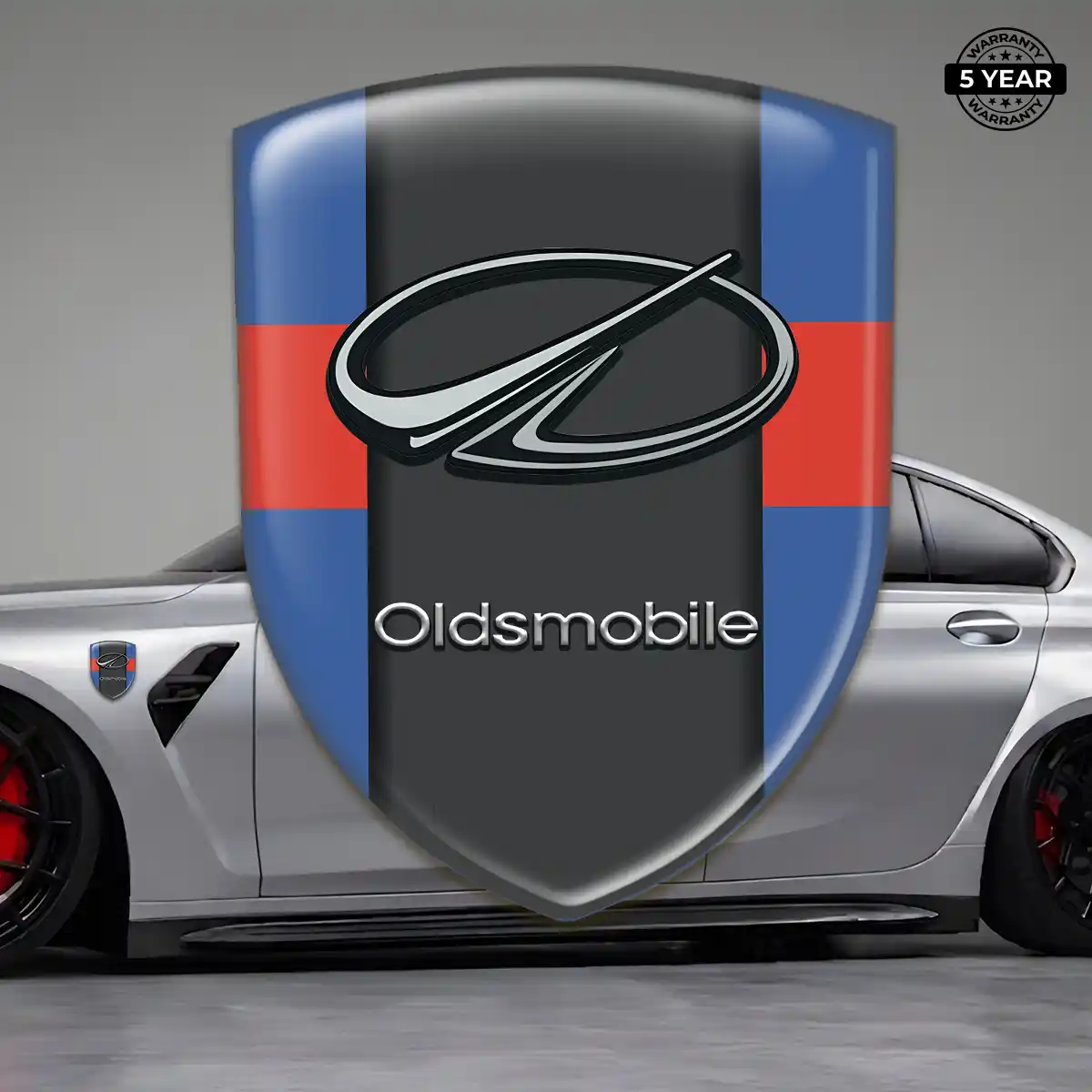 Oldsmobile Resin Badge Sticker Opulent Line