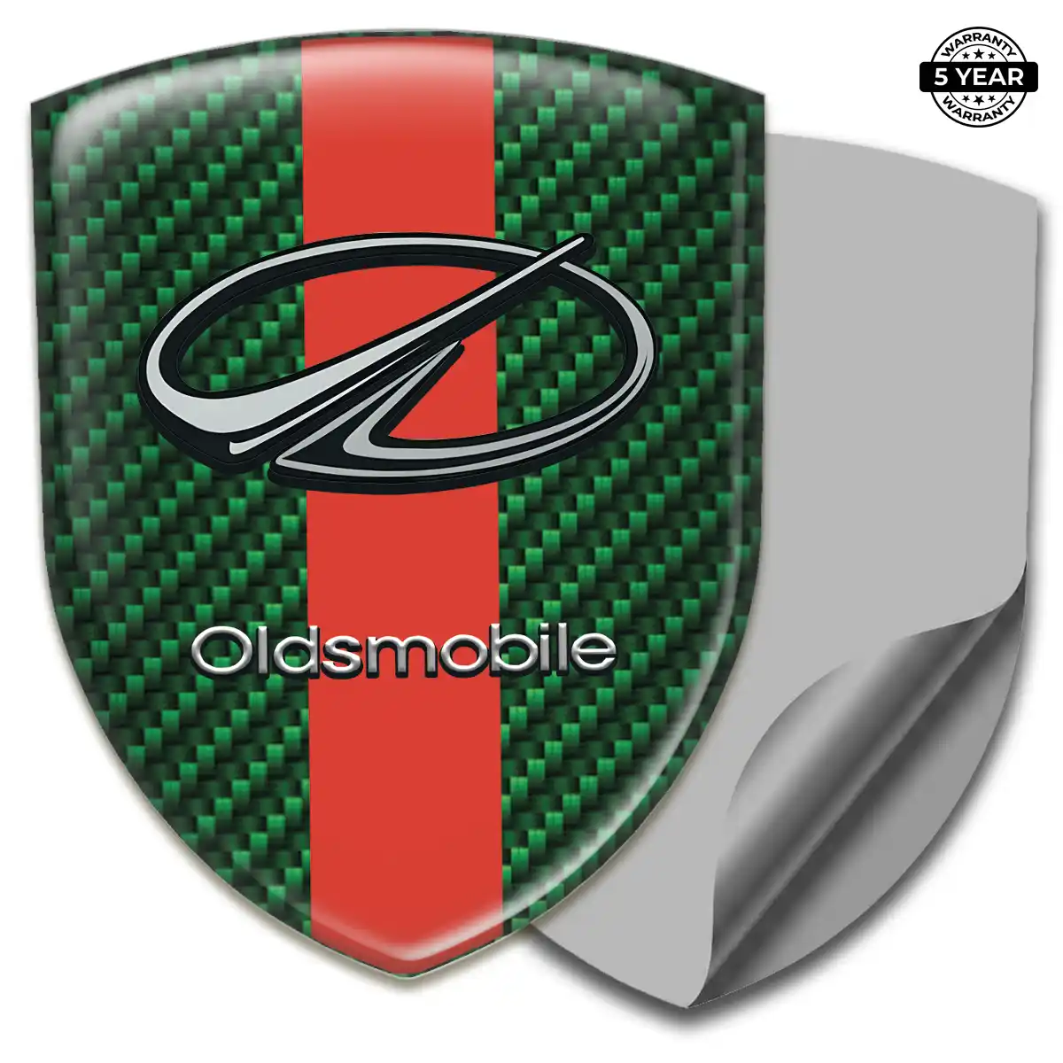 Oldsmobile Resin Badge Sticker Superior Craft