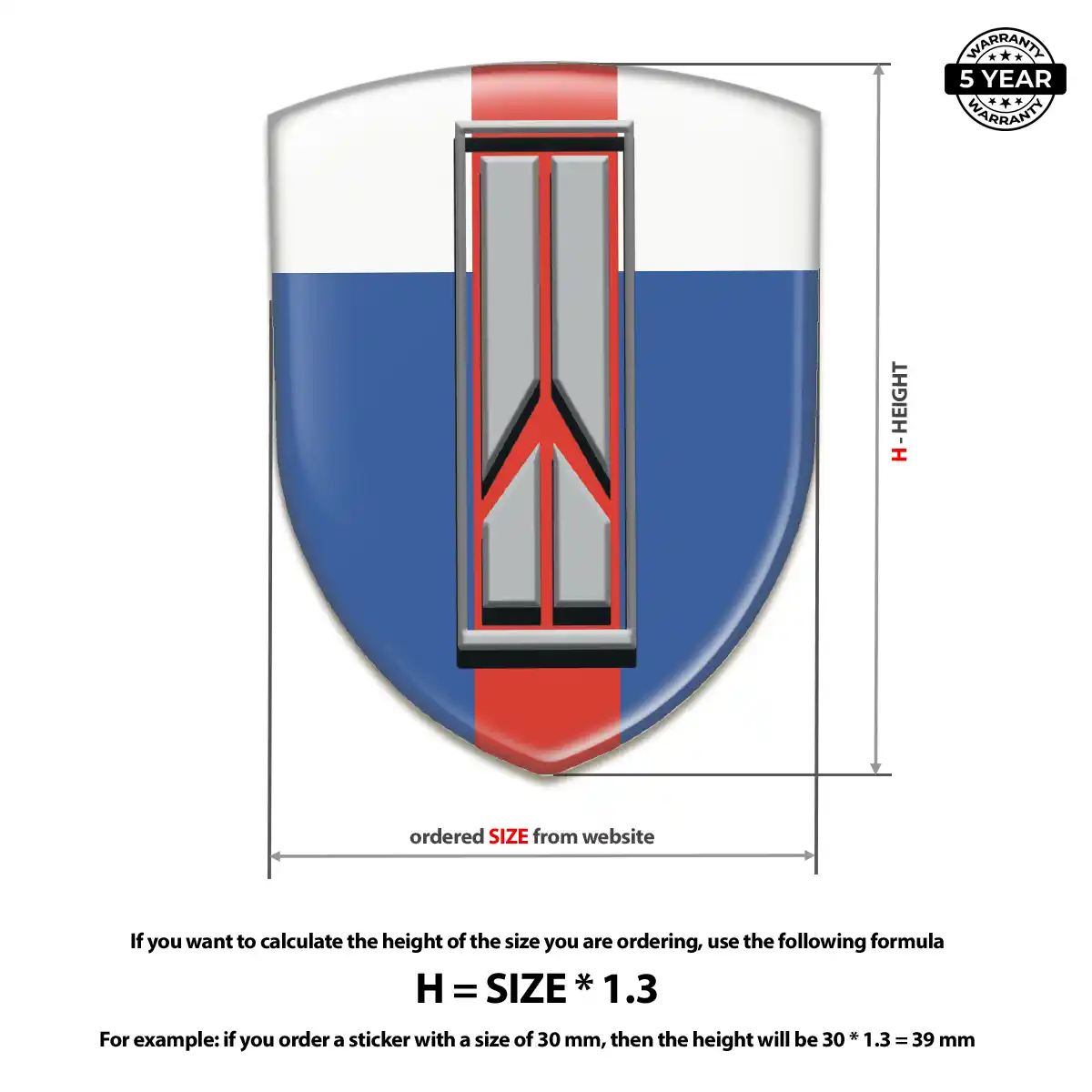 Oldsmobile Resin Domed Sticker Elite Edition