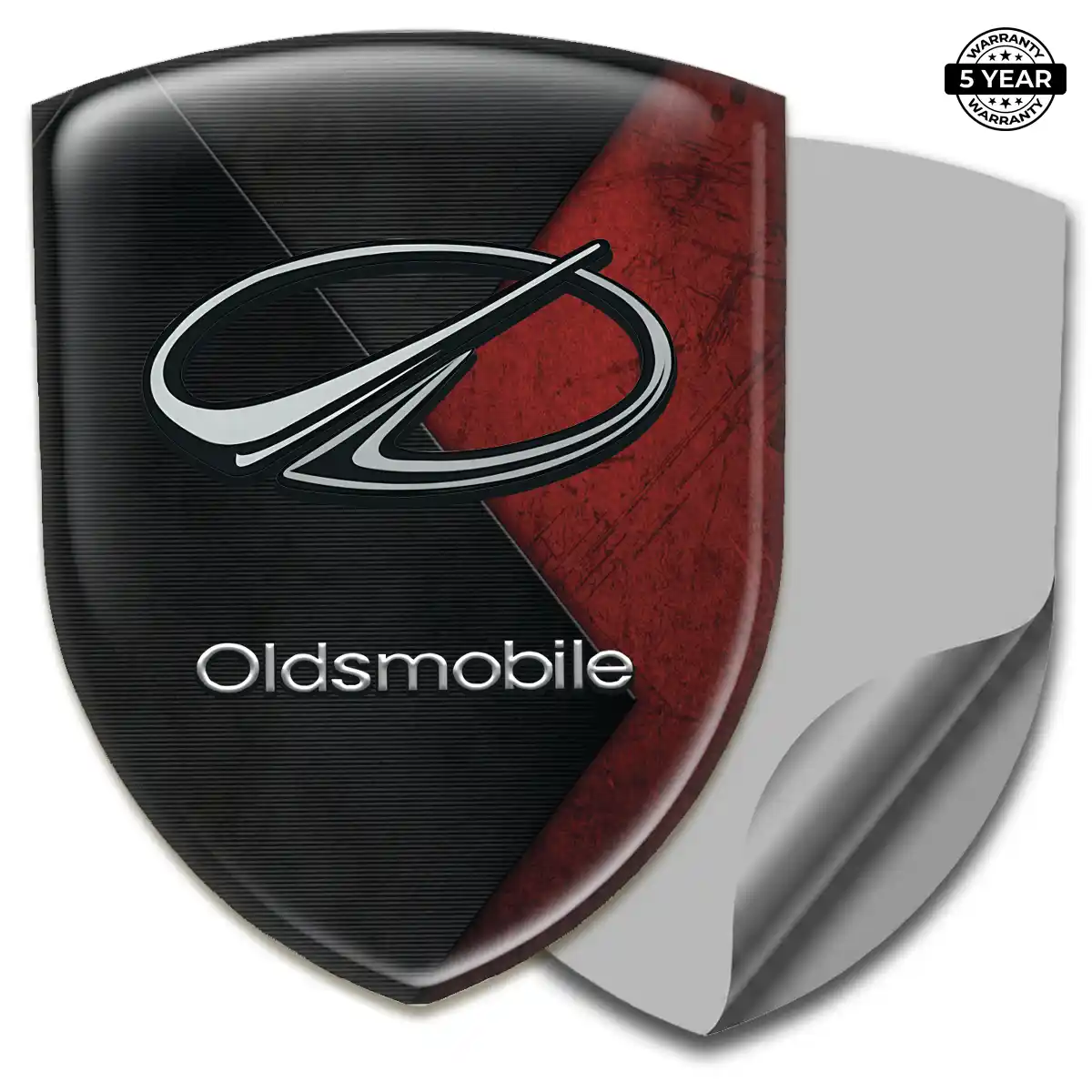 Oldsmobile Resin Domed Sticker Elite Finish