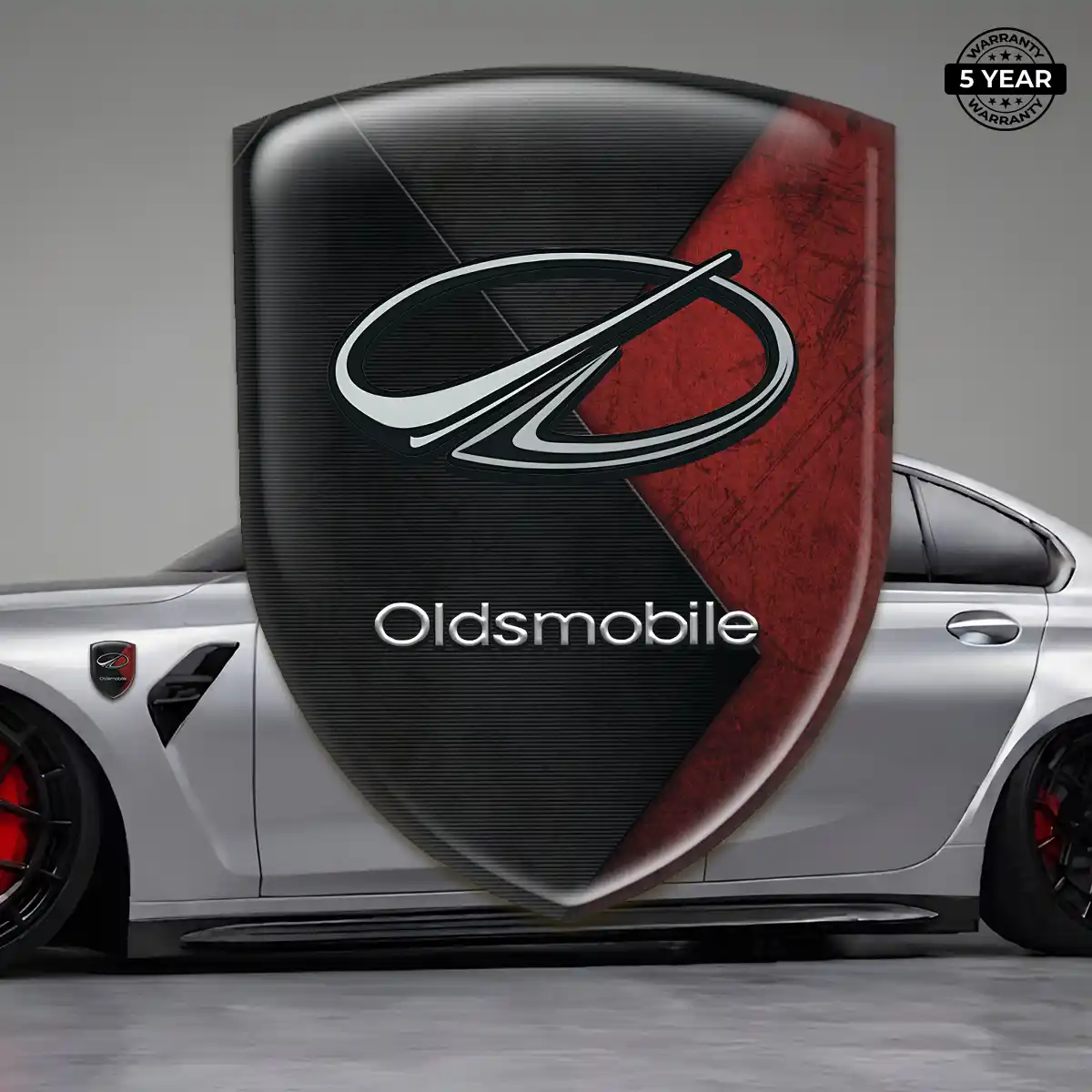 Oldsmobile Resin Domed Sticker Elite Finish