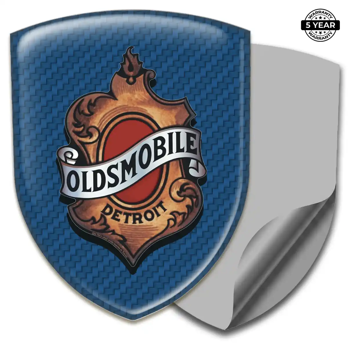 Oldsmobile Resin Domed Sticker Interior Elegance