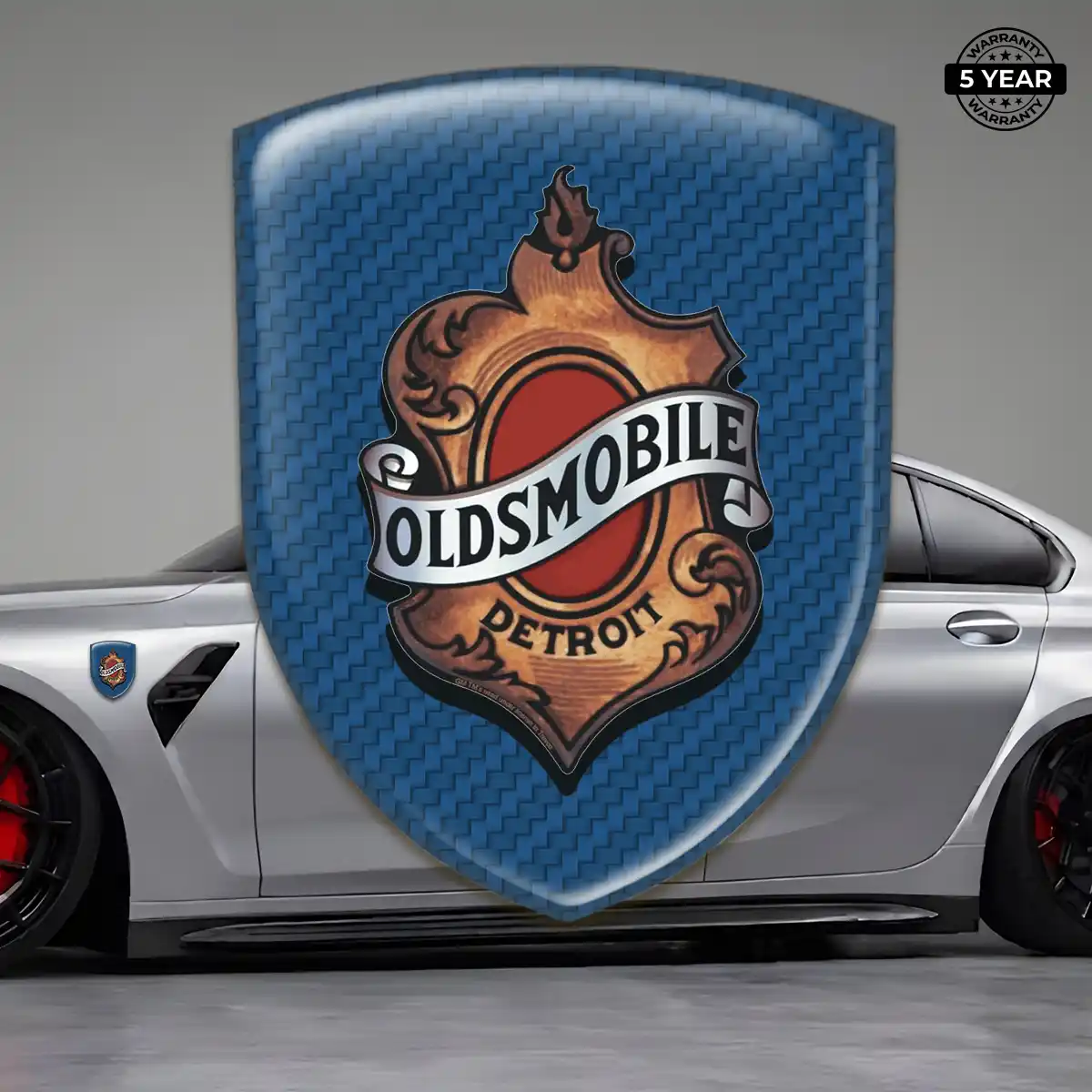 Oldsmobile Resin Domed Sticker Interior Elegance