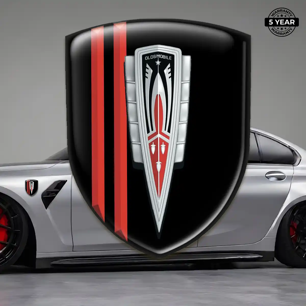 Oldsmobile Resin Domed Sticker Interior Luxe