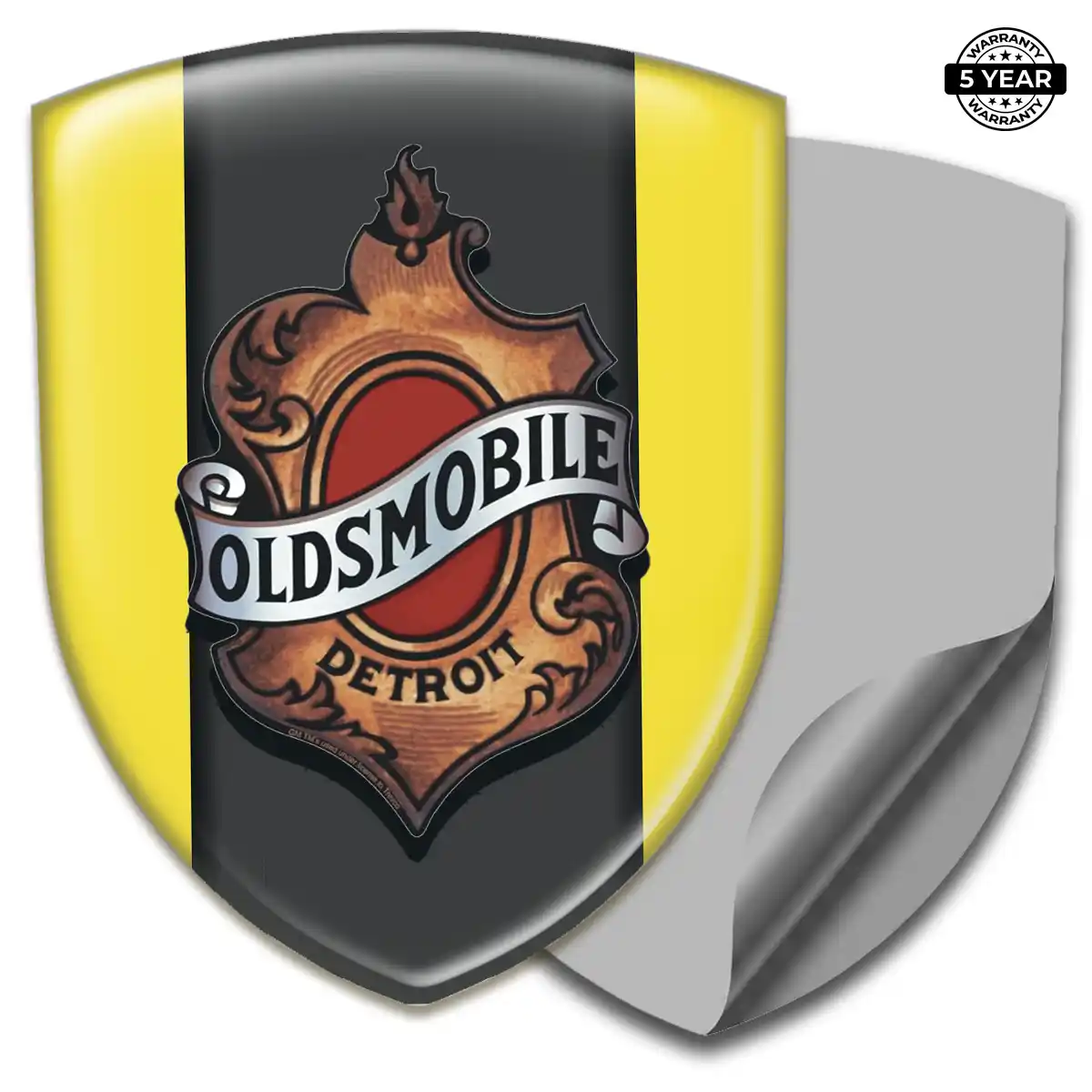 Oldsmobile Resin Domed Sticker Refined Design