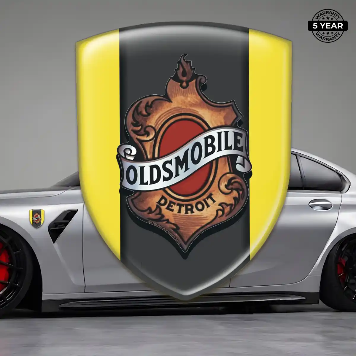 Oldsmobile Resin Domed Sticker Refined Design