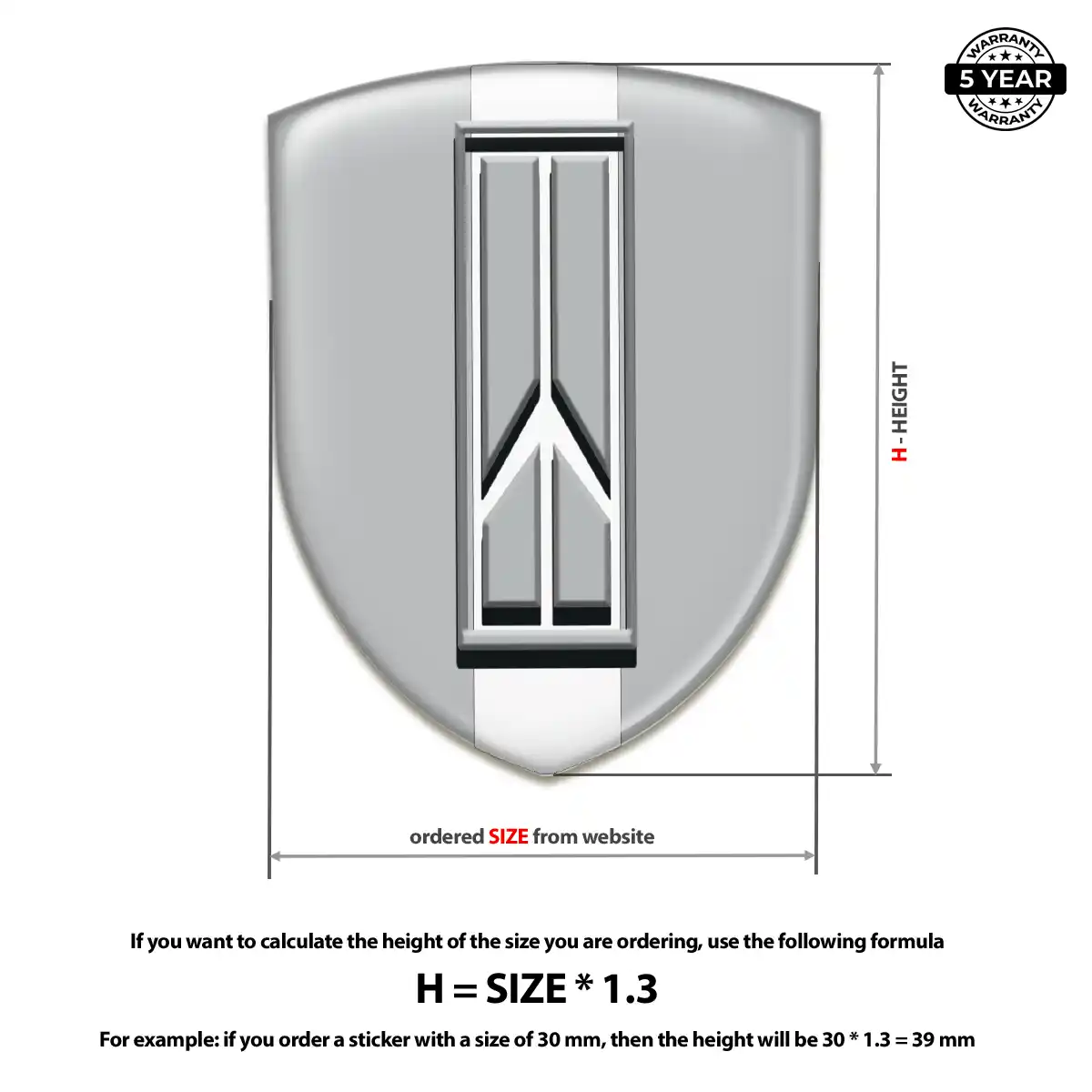 Oldsmobile Resin Domed Sticker Resin Elite