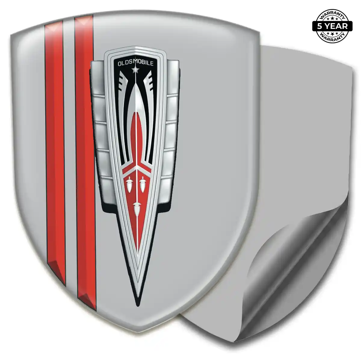 Oldsmobile Resin Domed Sticker Signature Grade