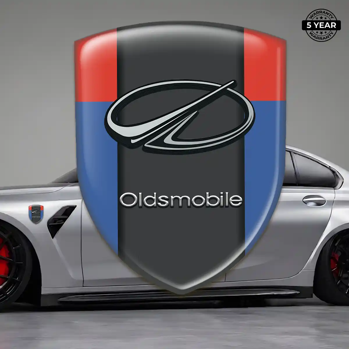 Oldsmobile Resin Emblem Sticker Cabin Style