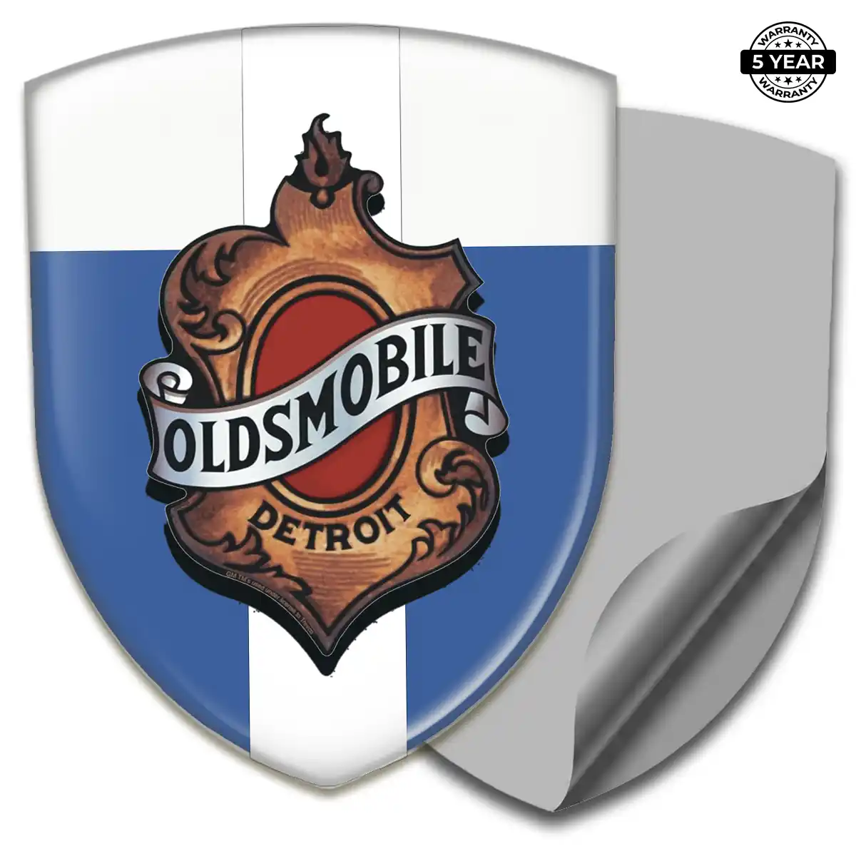 Oldsmobile Resin Emblem Sticker Elite Edition