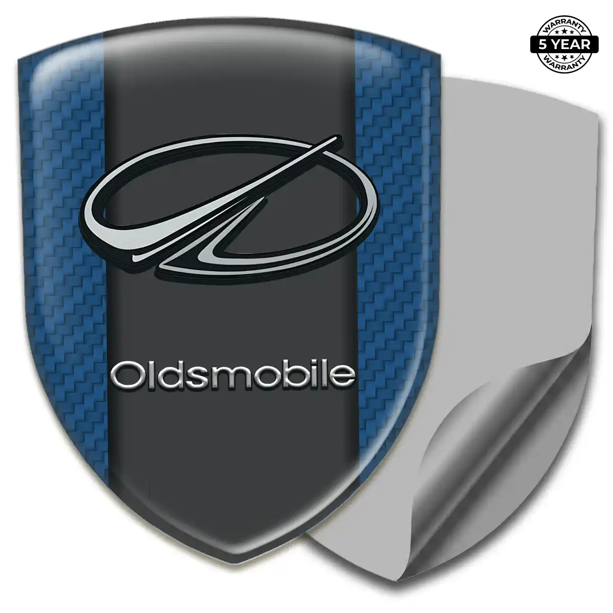 Oldsmobile Resin Emblem Sticker Elite Finish