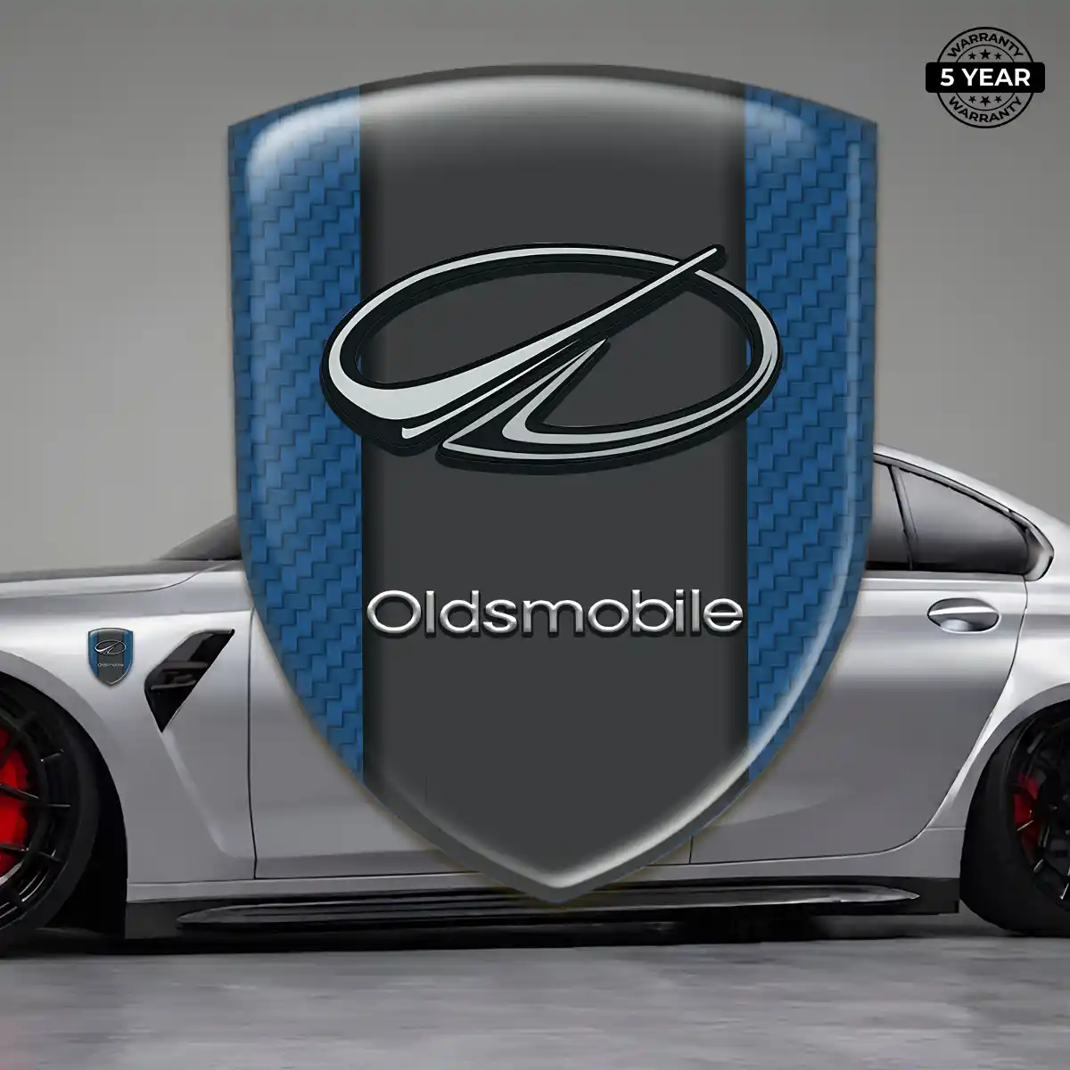 Oldsmobile Resin Emblem Sticker Elite Finish