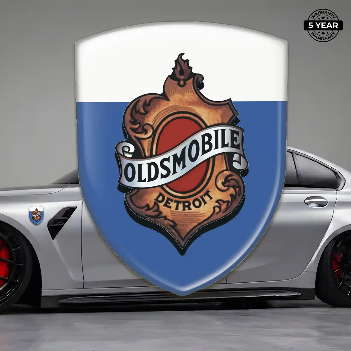Oldsmobile Resin Emblem Sticker Noble Edition
