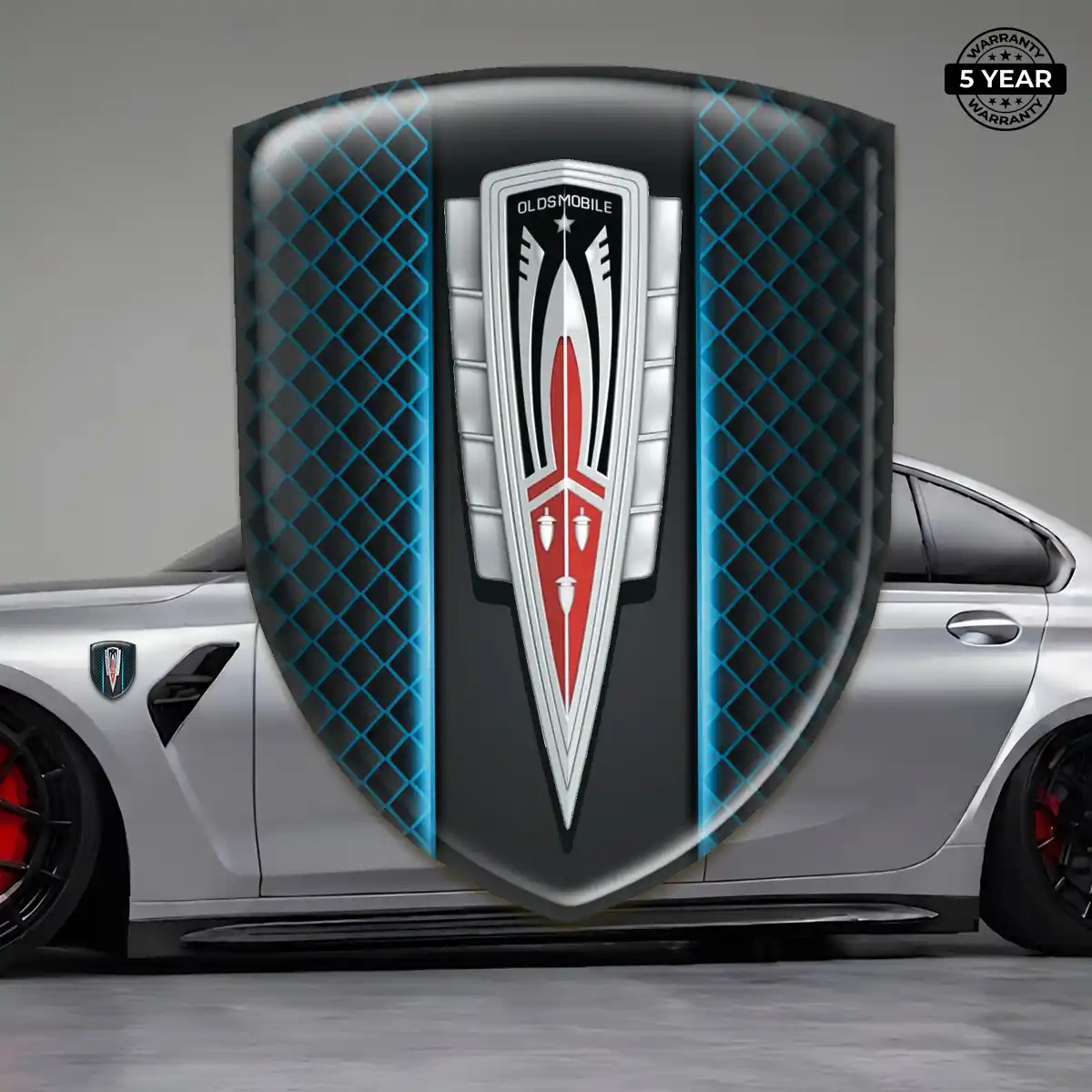 Oldsmobile Resin Emblem Sticker Opulent Line