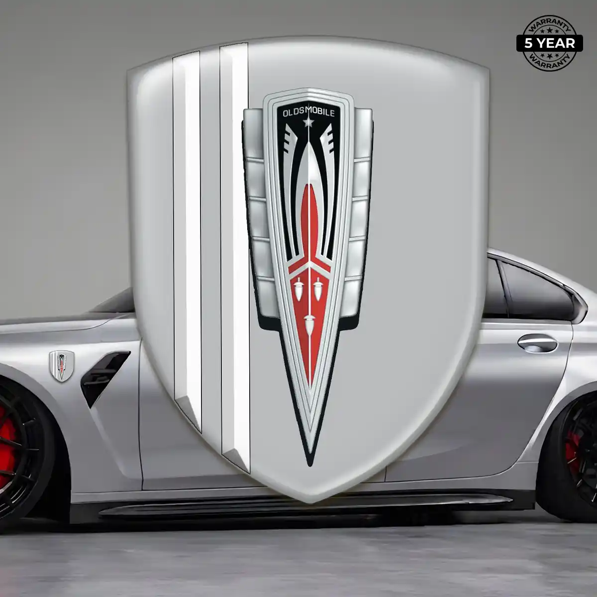 Oldsmobile Resin Emblem Sticker Refined Design