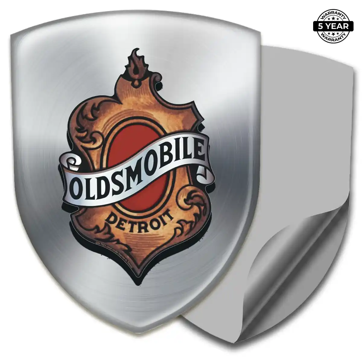 Oldsmobile Resin Emblem Sticker Signature Grade
