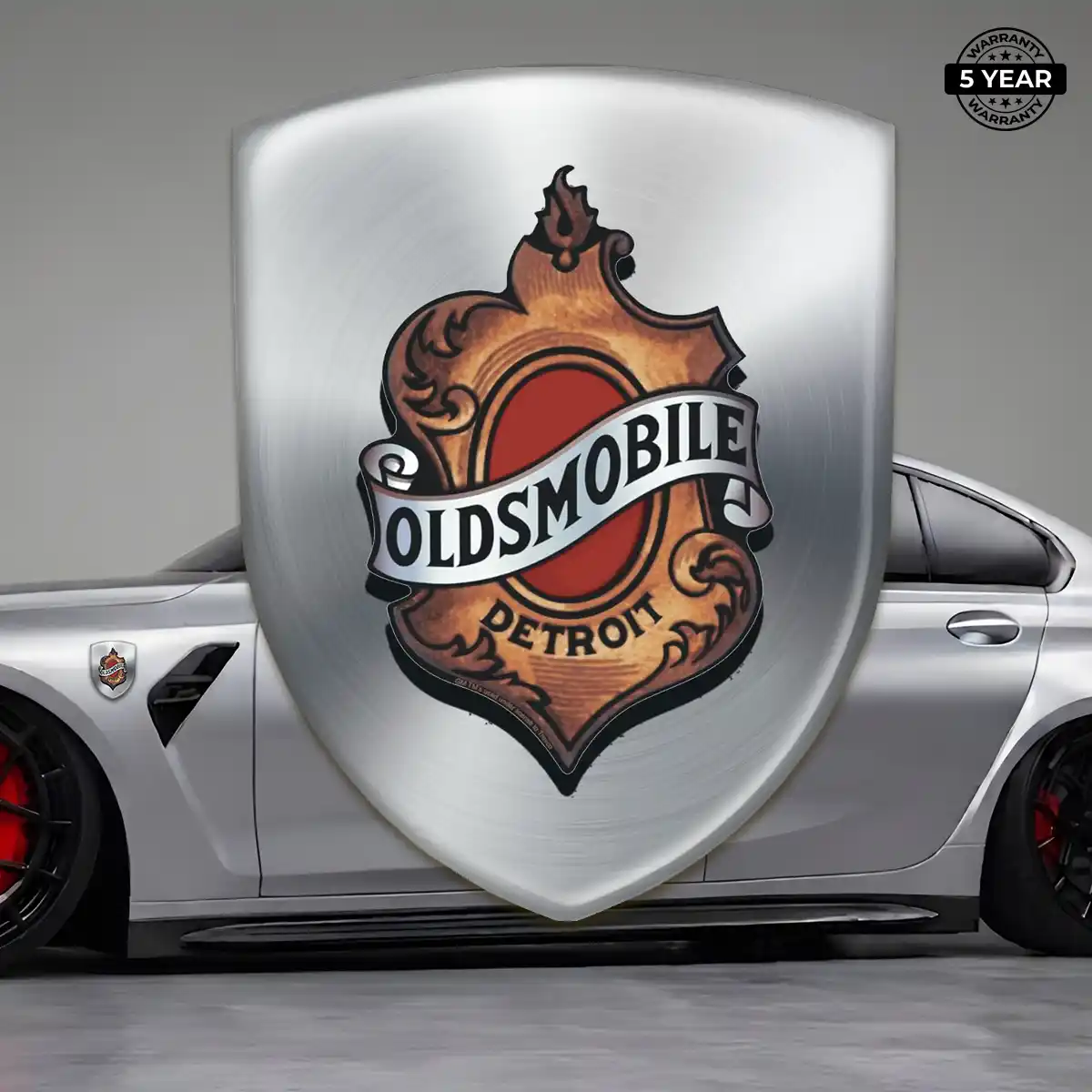 Oldsmobile Resin Emblem Sticker Signature Grade