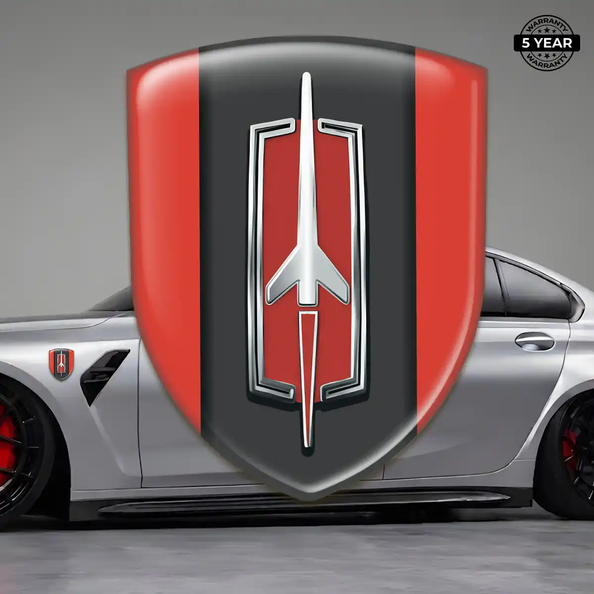 Oldsmobile Resin Emblem Sticker Sleek Style