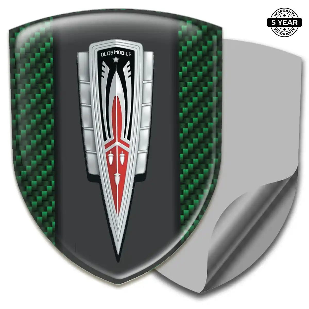 Oldsmobile Self Adhesive Emblem Sticker Deluxe Edition