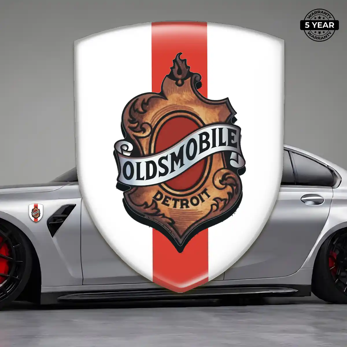 Oldsmobile Self Adhesive Emblem Sticker Refined Design