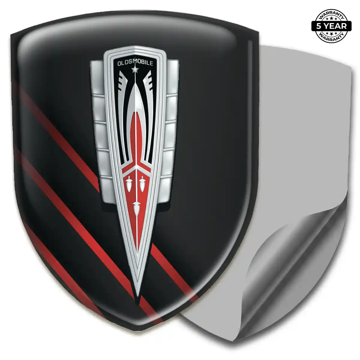 Oldsmobile Self Adhesive Emblem Sticker Resin Luxe
