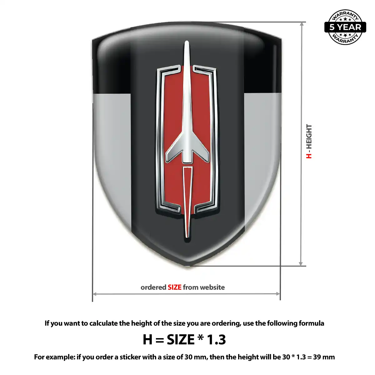 Oldsmobile Silicone Badge Opulent Line