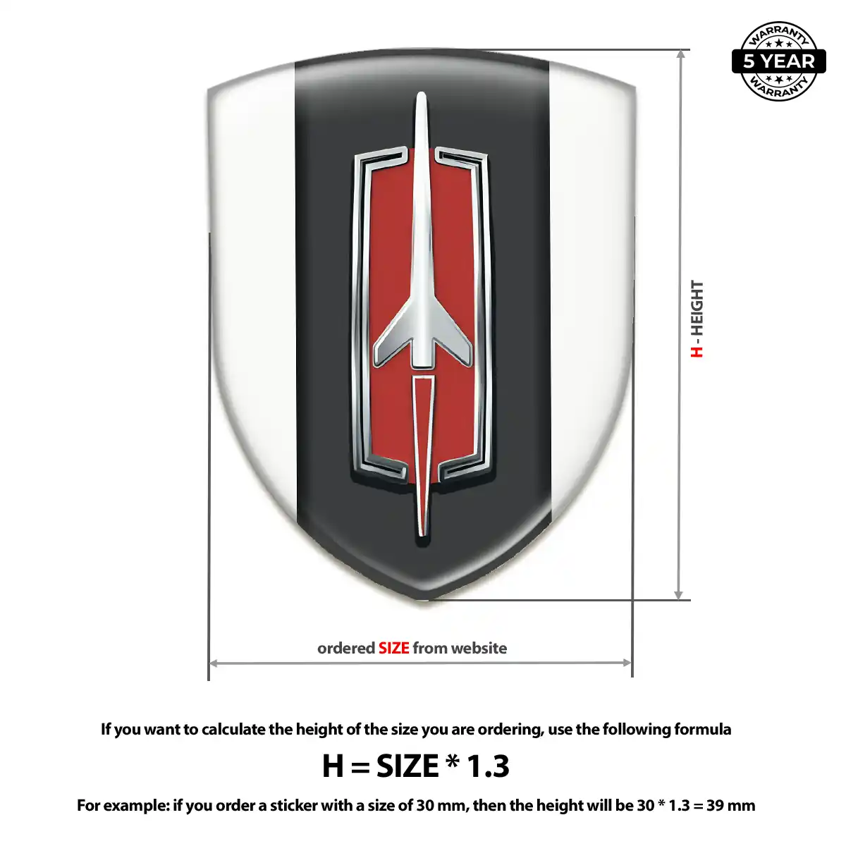 Oldsmobile Silicone Badge Prime Quality