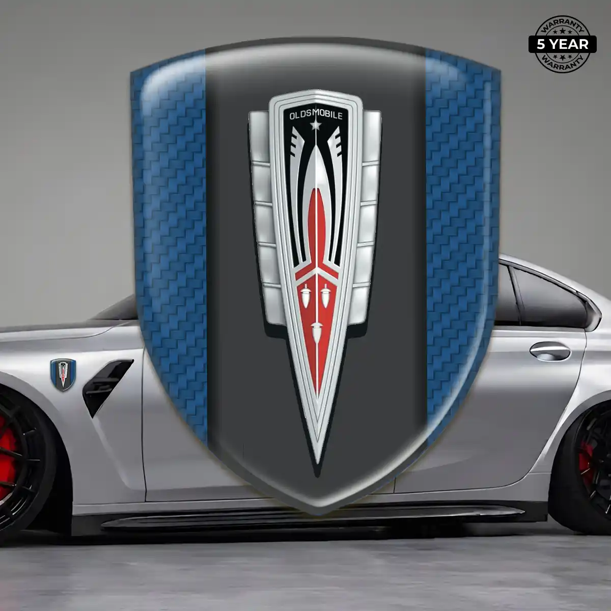 Oldsmobile Silicone Badge Resin Luxe