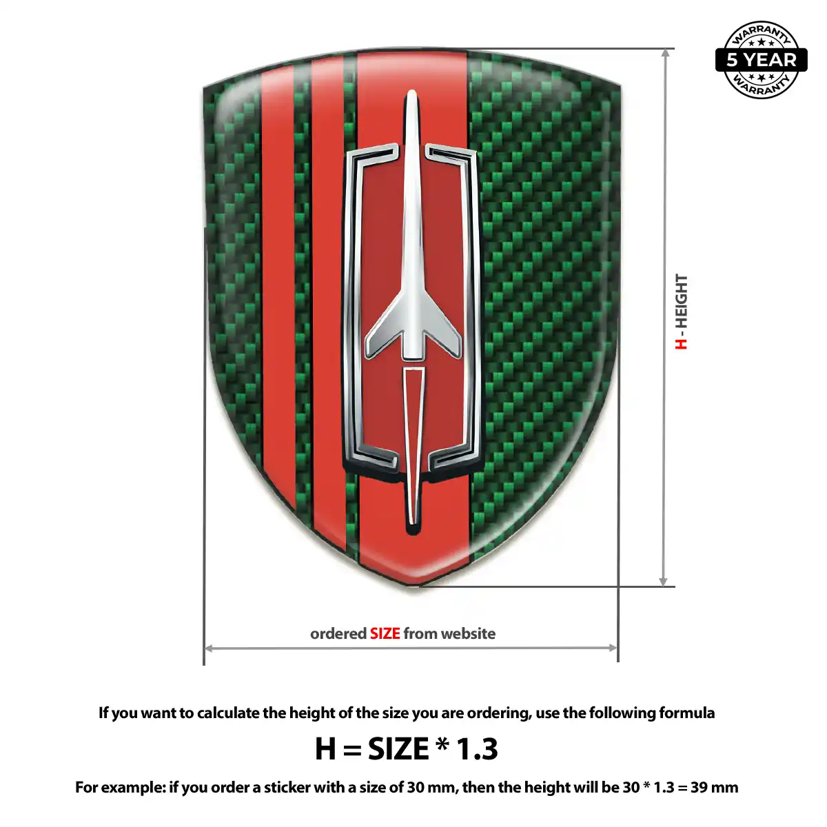 Oldsmobile Silicone Badge Sleek Style