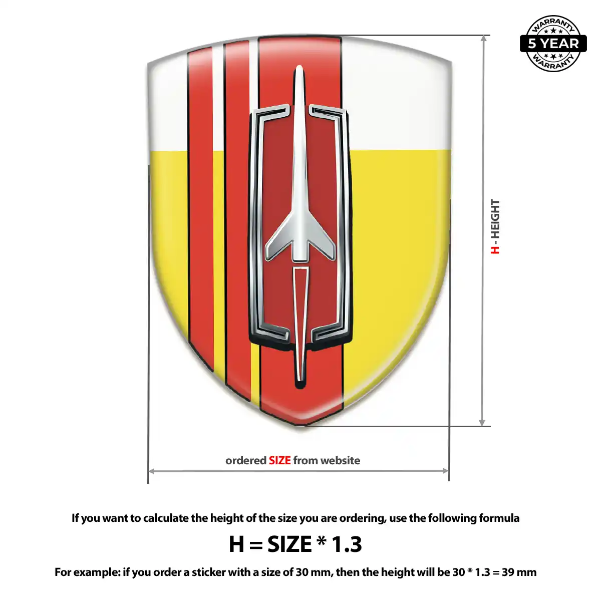 Oldsmobile Silicone Emblem Interior Elegance