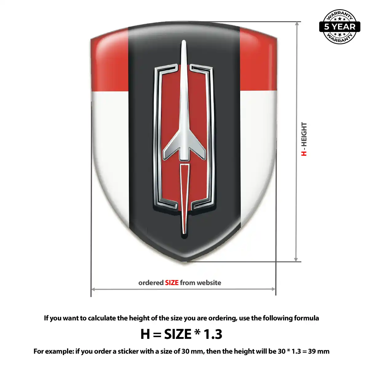 Oldsmobile Silicone Emblem Interior Luxe