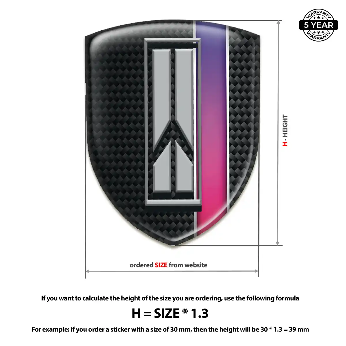 Oldsmobile Silicone Emblem Prime Quality