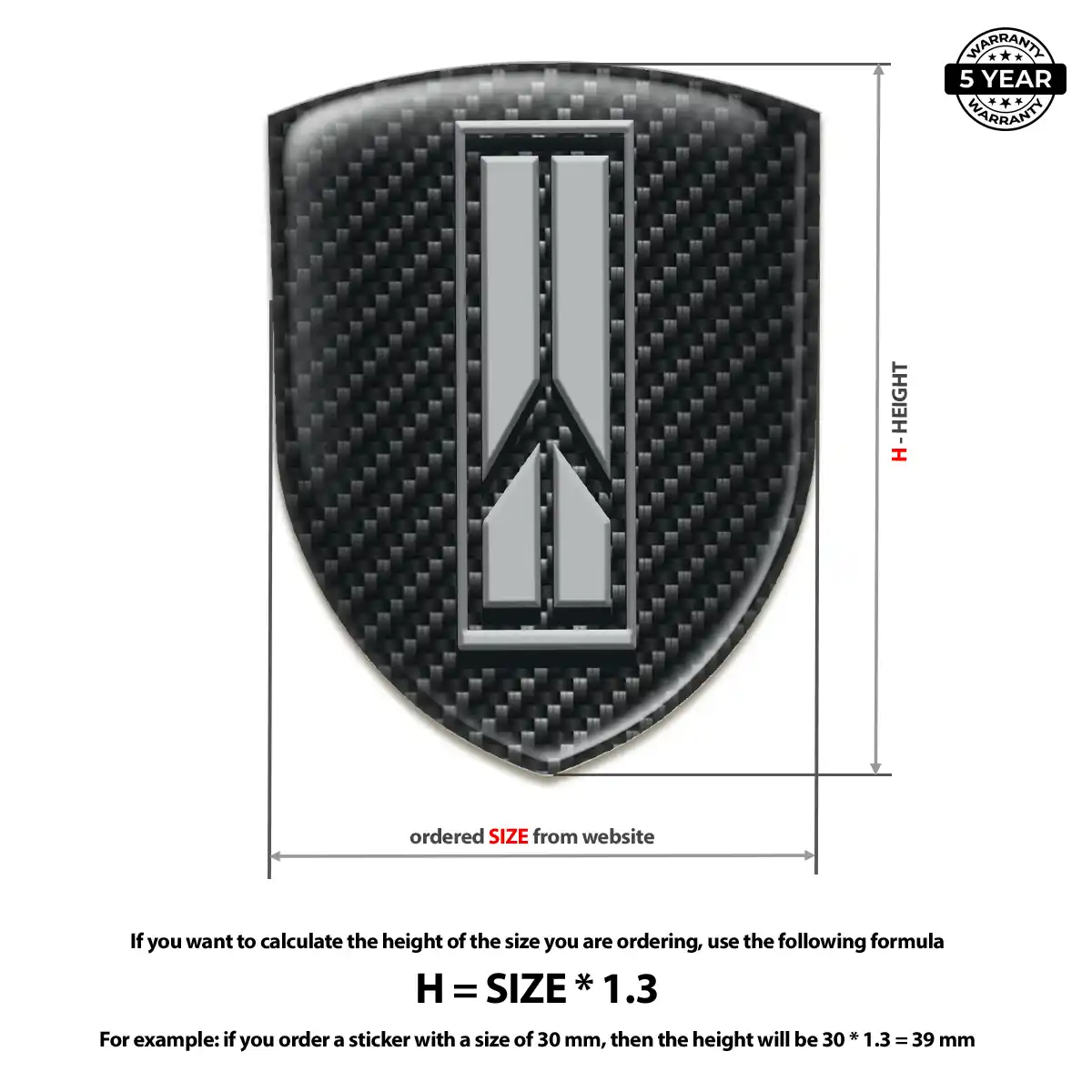 Oldsmobile Silicone Sticker Premium Dome