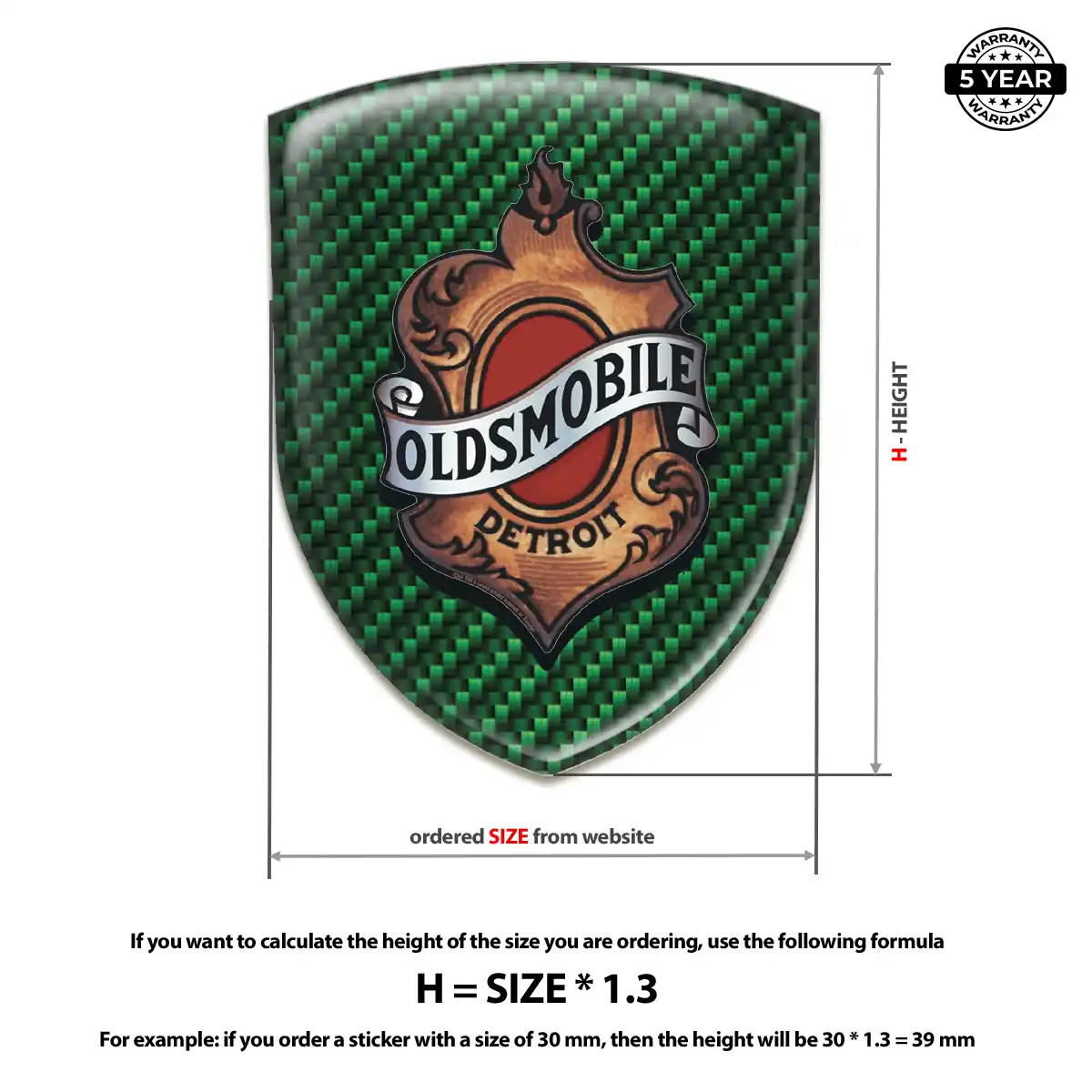 Oldsmobile Sticker Prime Quality
