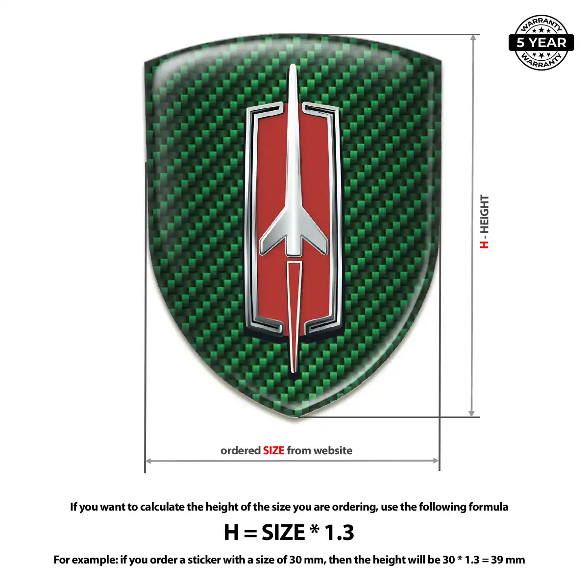 Oldsmobile Sticker Resin Elite