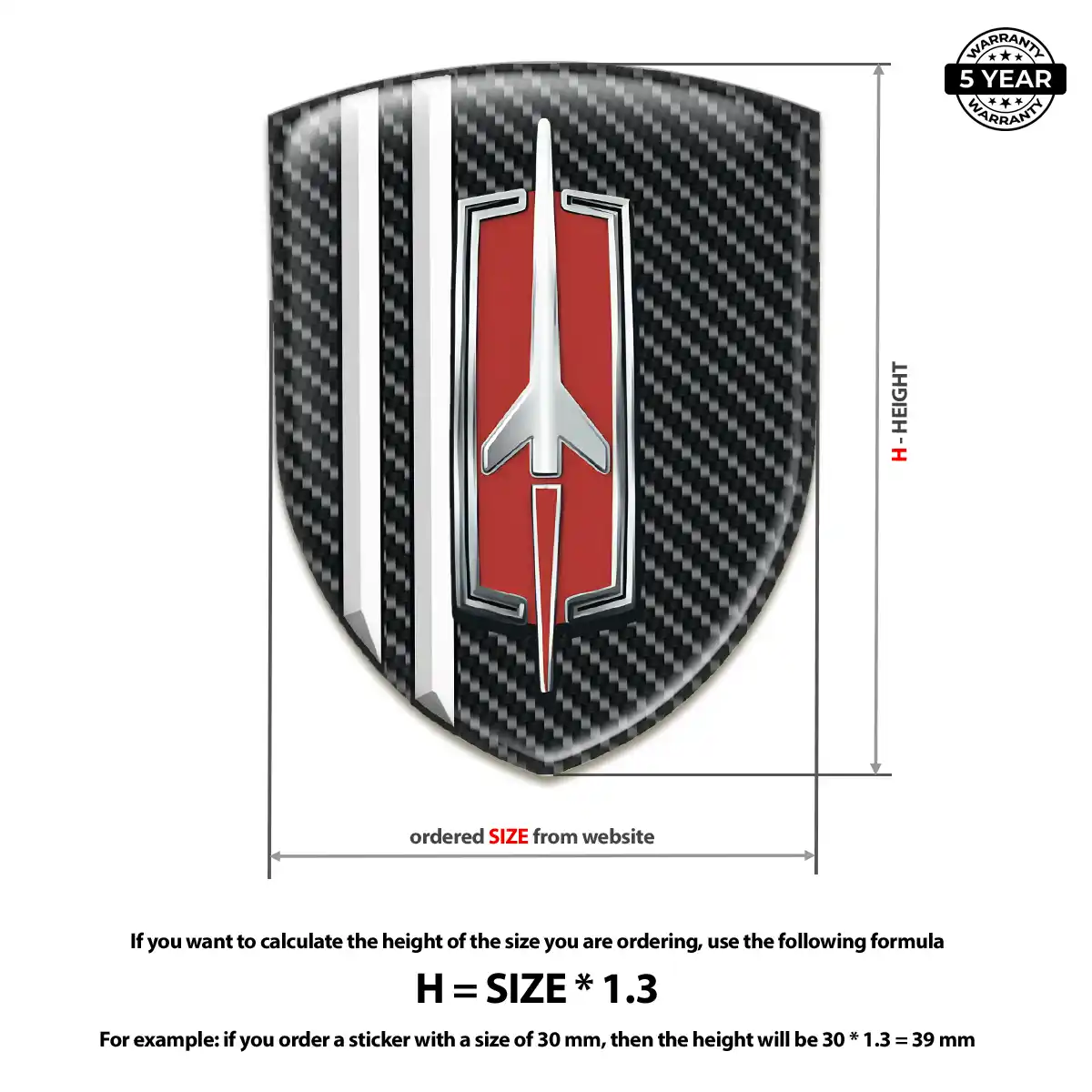 Oldsmobile Vehicle Logo Sticker Exterior Luxe