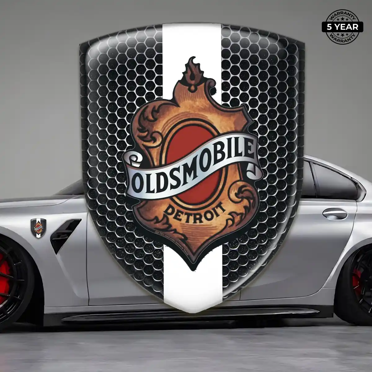 Oldsmobile Vehicle Logo Sticker Interior Elegance