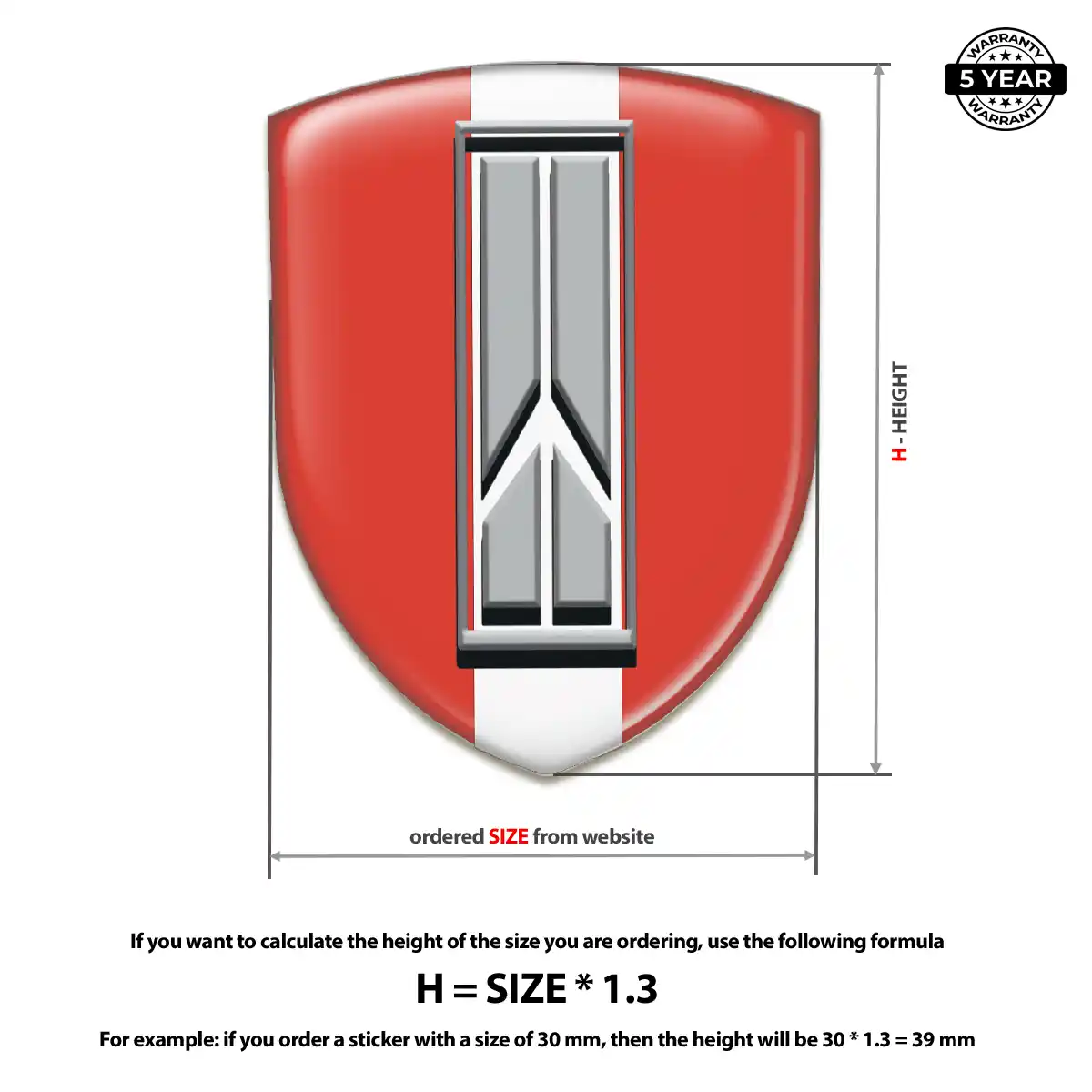 Oldsmobile Vehicle Logo Sticker Prestige Line